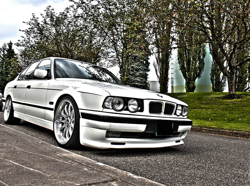 1995 BMW E34 540i, BMW, 540i, E34, custom BMW, HD wallpaper