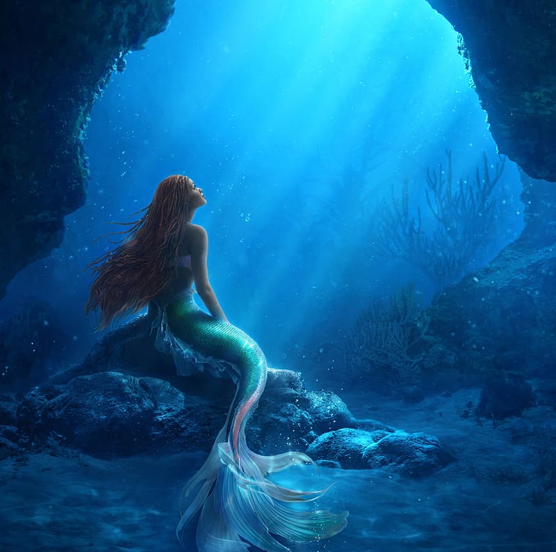 The Little Mermaid Movie 2023 Ultra, Movies, Other Movies, Underwater, Mermaid, Movie, Film, 2023, littlemermaid, HD wallpaper