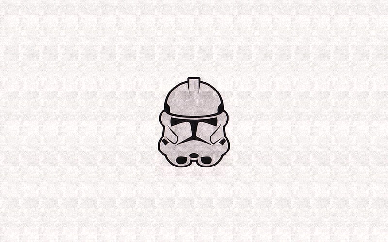 Storm Trooper Minimalism Mask , stormtrooper, star-wars, mask, artist, artwork, digital-art, minimalism, minimalist, HD wallpaper