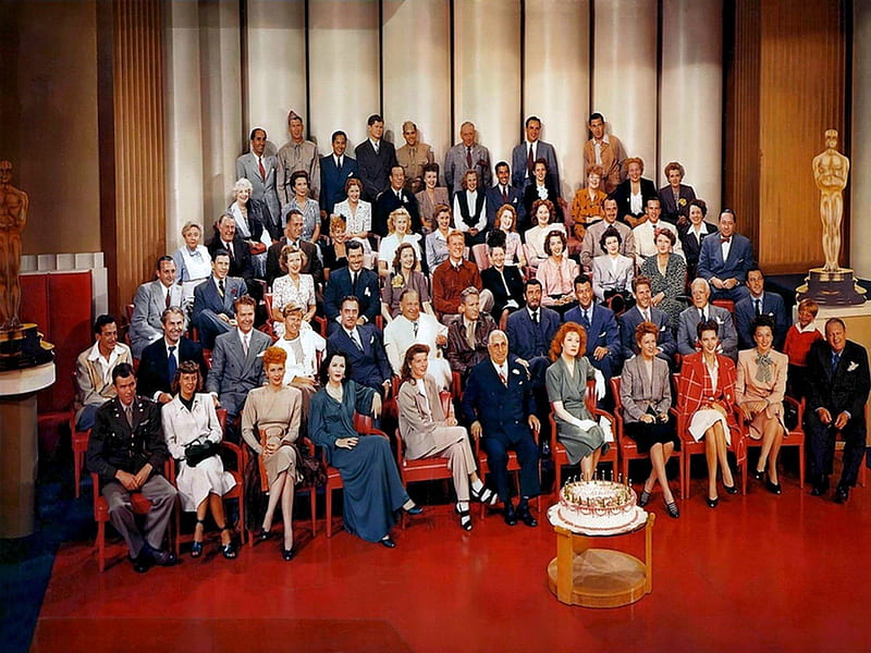 Hollywood 1943, golden era, Hollywood, awards, actors, actresses, HD wallpaper