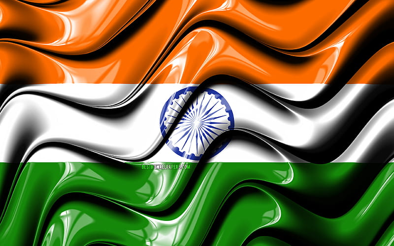 Indian flag Asia, national symbols, Flag of India, 3D art, India, Asian  countries, HD wallpaper | Peakpx