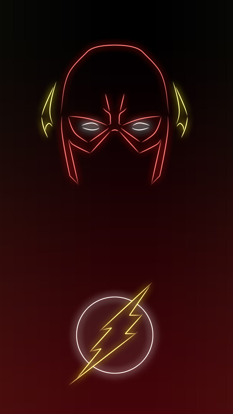 The Flash, cw, gordan, hero, lightning, red, supehero, super, the cw, yellow, HD phone wallpaper