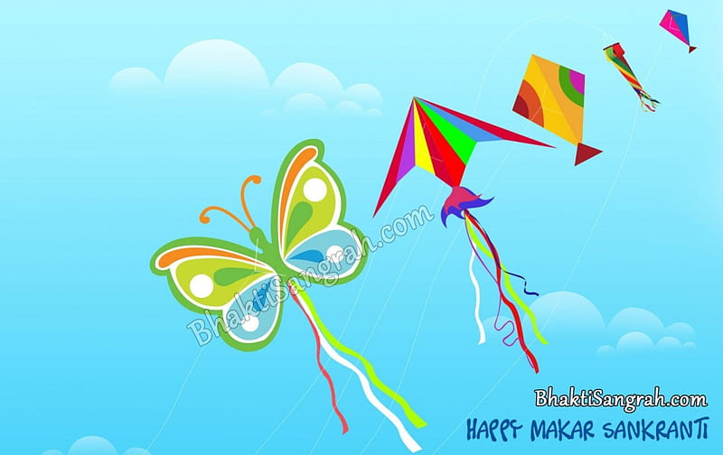 kite, makar, hindu, festival, HD wallpaper