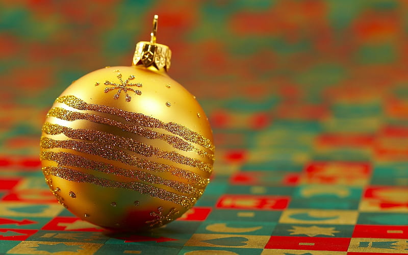 Merry Christmas - Christmas tree decoration ball ornaments, HD wallpaper
