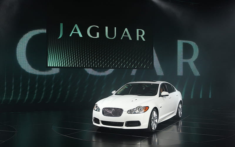 Jaguar XFR In Expo, expo, jaguar, xfr, car, HD wallpaper