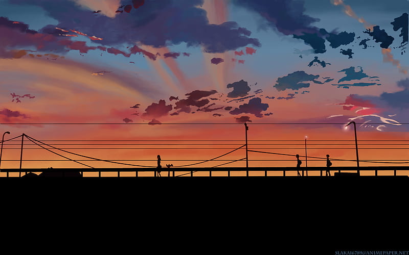 5cm per second, 5 centimeters per second, late afternoon, anime, HD wallpaper