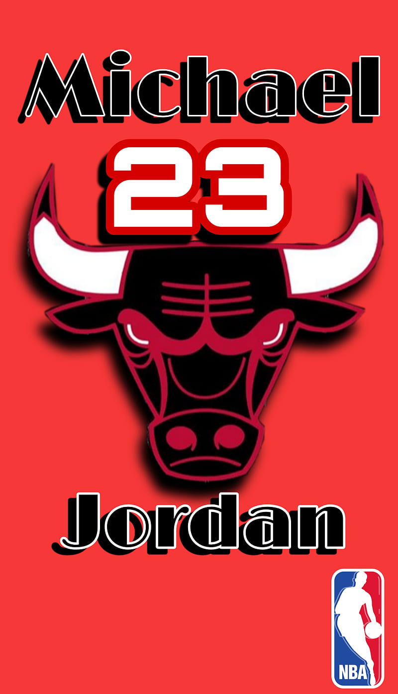 Michael jordan, bull, bulls, chicago, logo, real, theme, HD phone wallpaper
