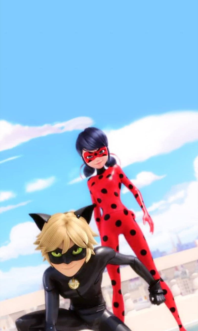 Download Cute Miraculous Ladybug Poster Wallpaper | Wallpapers.com