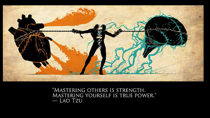 Mastering Others Is Strength Mastering Yourself Is True Power Inspirational, HD wallpaper