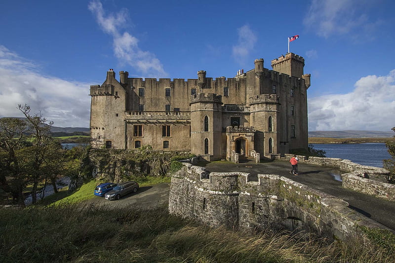 Dunvegan Castle - Isle of Skye - Scotland, Scottish Highlands, Isle of Skye, Dunvegan Castle, Inner Hebrides, Scottish Castles, Scottish Islands, Scotland, Skye, Castles, HD wallpaper