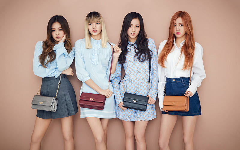 Blackpink, Kpop, South Korean group, singers, Lisa, Jennie, Jisoo, Rose, HD wallpaper
