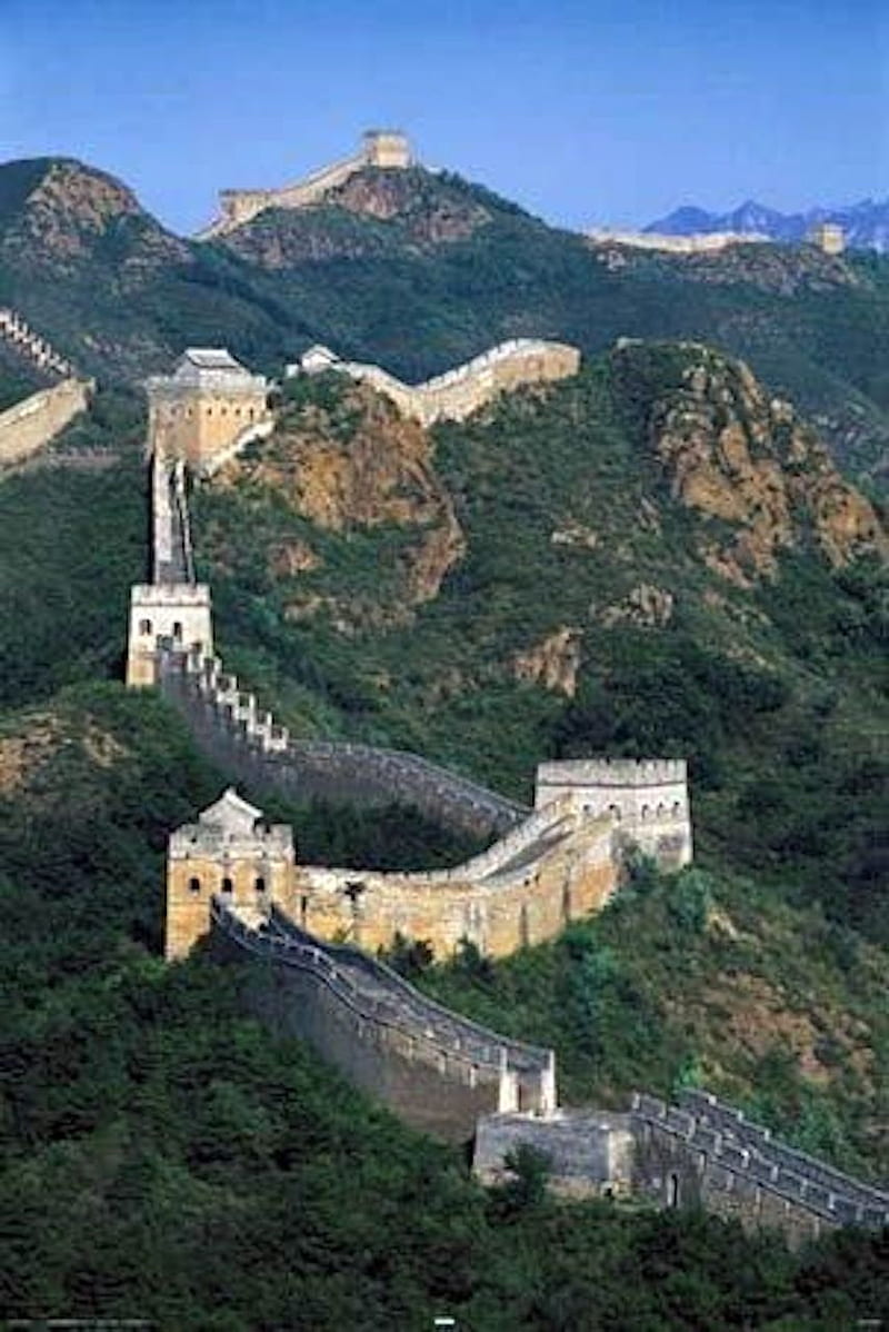 great wall, china, landscape, HD phone wallpaper