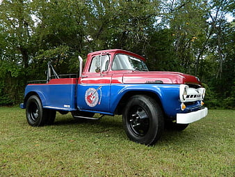 1957 Ford F500 Hauler Tow Truck Old Timer Ford F500 Truck Hauler Tow Hd Wallpaper Peakpx