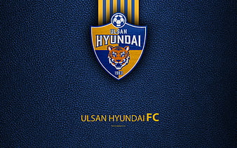 Ulsan Hyundai FC Logo, South Korean Football Club, Metal Emblem, Blue ...