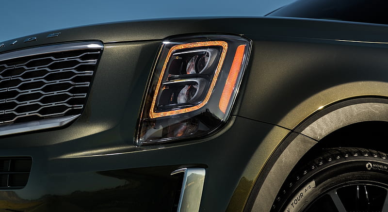 2020 Kia Telluride - Headlight, car, HD wallpaper