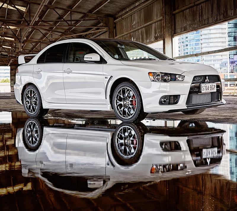 Mitsubishi, Reflection, Car, Mitsubishi Lancer Evolution, Mitsubishi ...