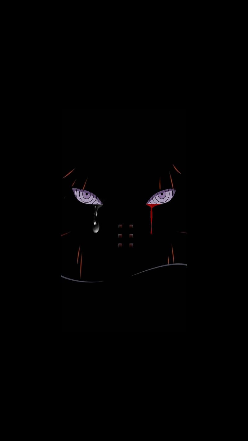 Naruto Live In Tears, naruto live, tears, anime, animation, black background, HD phone wallpaper