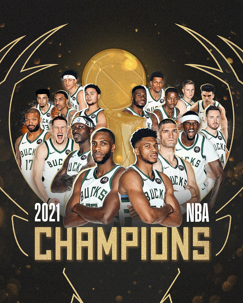 Milwaukee Bucks NBA Champions 2021, HD phone wallpaper
