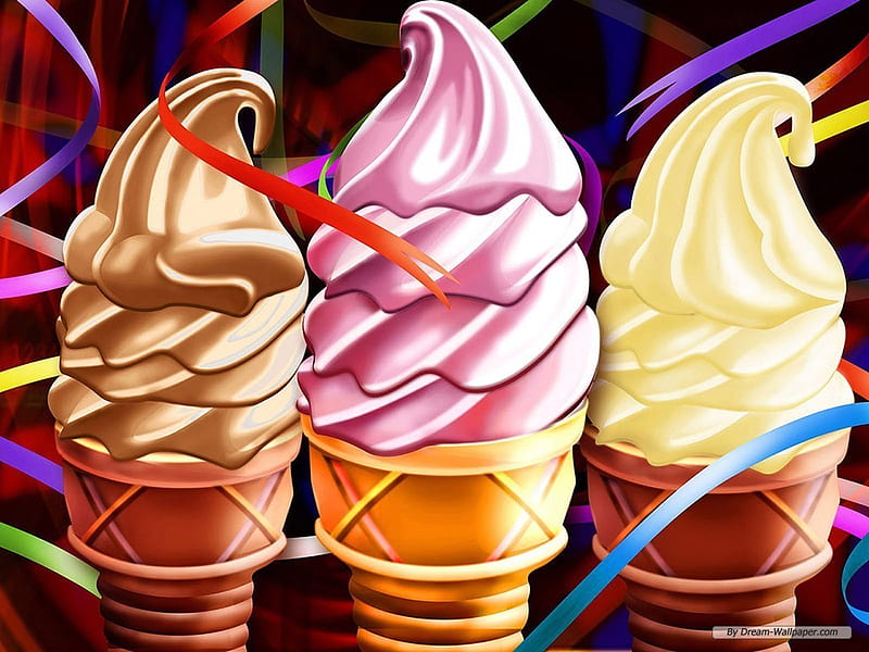 Ice cream, chocolate, sweet, ciocolata, vanilie, helado, ice, dulce, raspberry, vanilla, zmeura, cream, inghetata, HD wallpaper