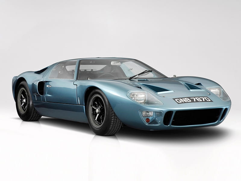 1966 ford gt40, ford, blue, car, sporty, HD wallpaper | Peakpx