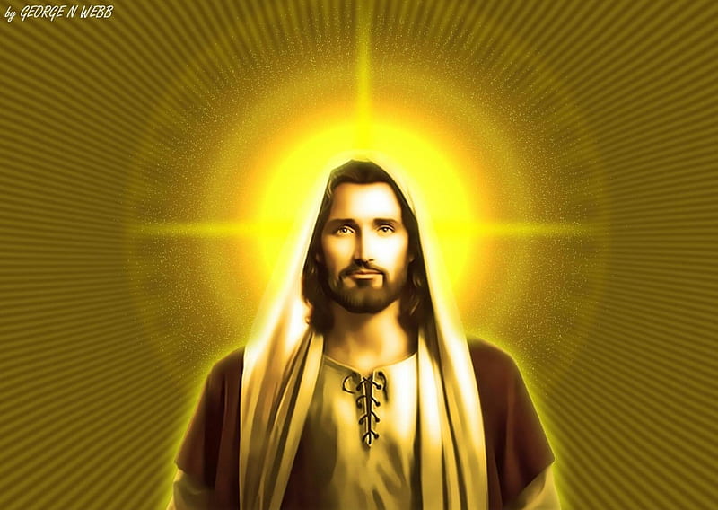 Christ The King, halo, Son of God, Jesus Christ, Messiah, Savior, Christ the Kinf, HD wallpaper