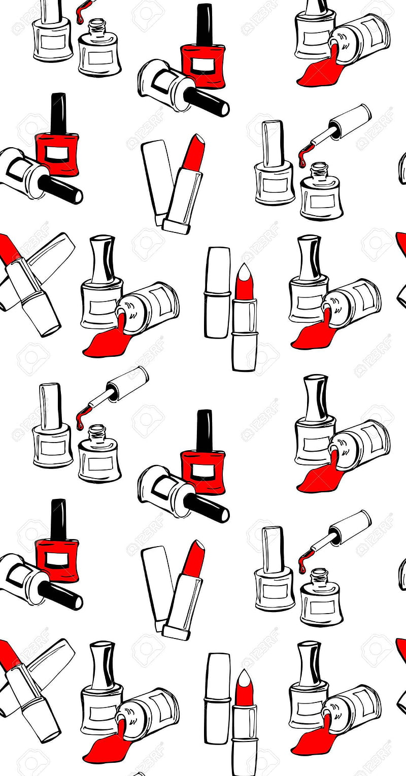 Nails and lips, lipstick, nail polish, HD phone wallpaper | Peakpx
