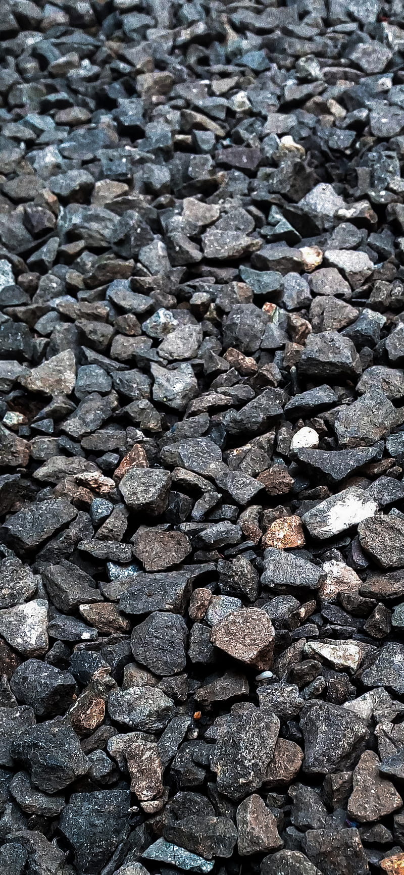 Batu kerikil, gravel, rock, train, HD phone wallpaper