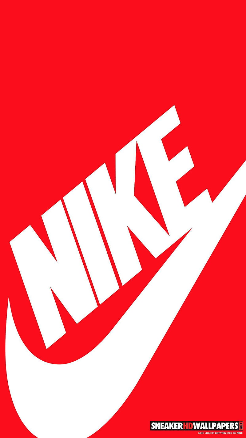 Nike red, logo, super, logos, HD phone wallpaper