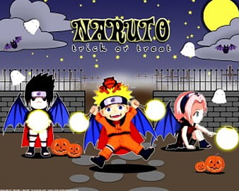 Naruto Halloween, sakura, naruto, halloween, sasuke, ninja, HD wallpaper |  Peakpx