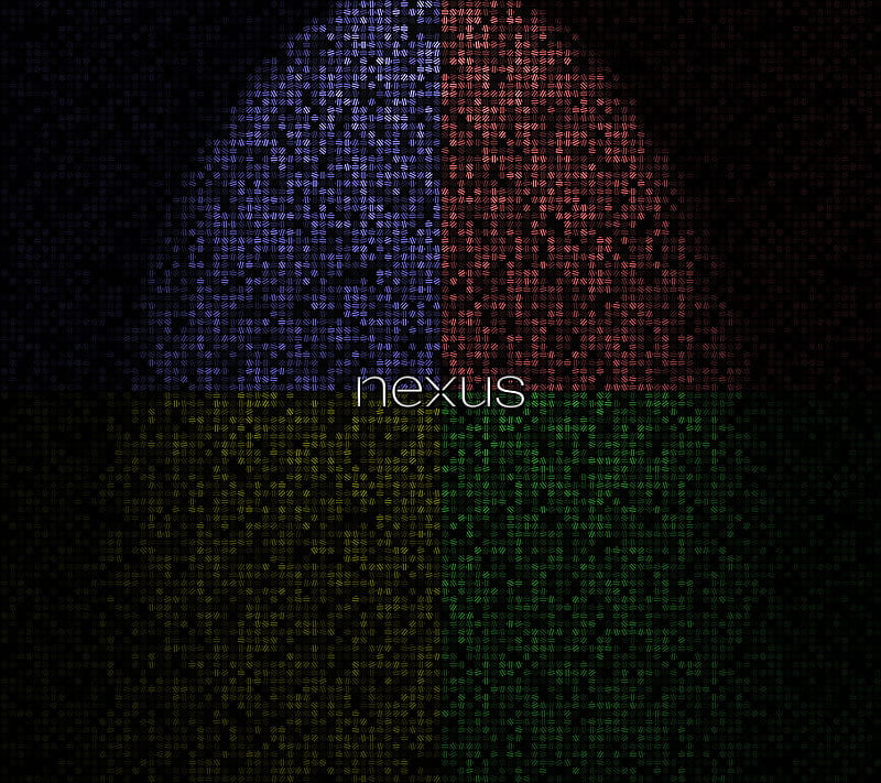 Nexus Rainbow , android, awesome, dark, google lg, n4, nexus, nexus 4, rainbow, HD wallpaper