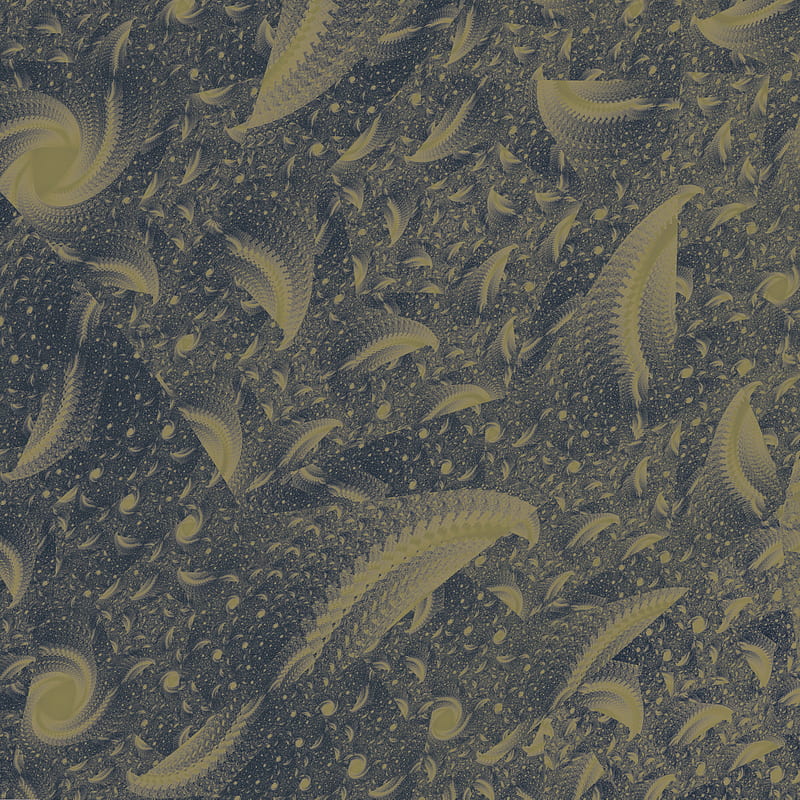 Fossils, abstracct, blue, fractal, green, pattern, HD phone wallpaper