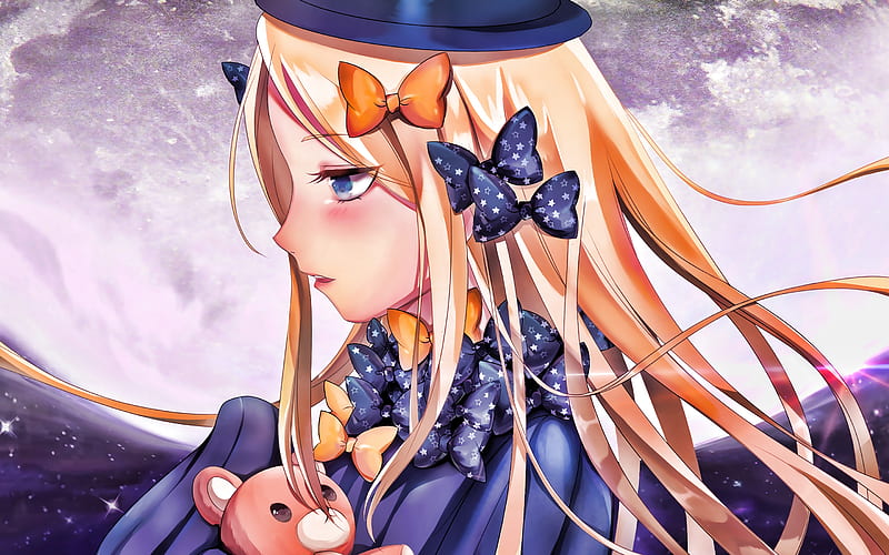 Abigail Williams, close-up, Fate Grand Order, Fate Series, Foreigner, protagonist, manga, TYPE-MOON, HD wallpaper