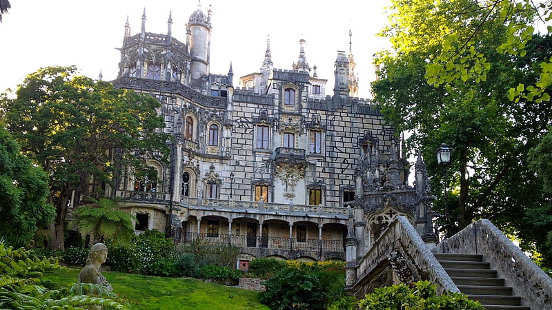 Sintra Palace in Portugal, Building, Palace, Portugal, Sintra, HD wallpaper