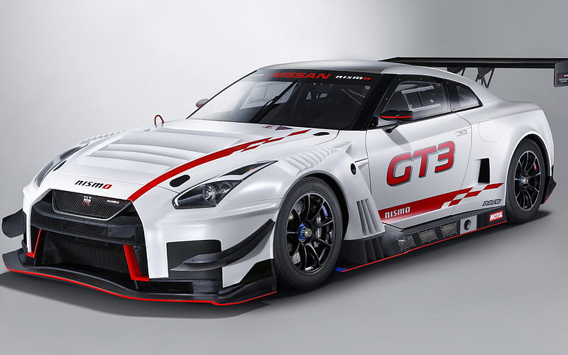 Nissan GT-R GT3, 2018, tuning, racing car, sports coupe, Japanese sports cars, GTR Nismo, Nissan, HD wallpaper
