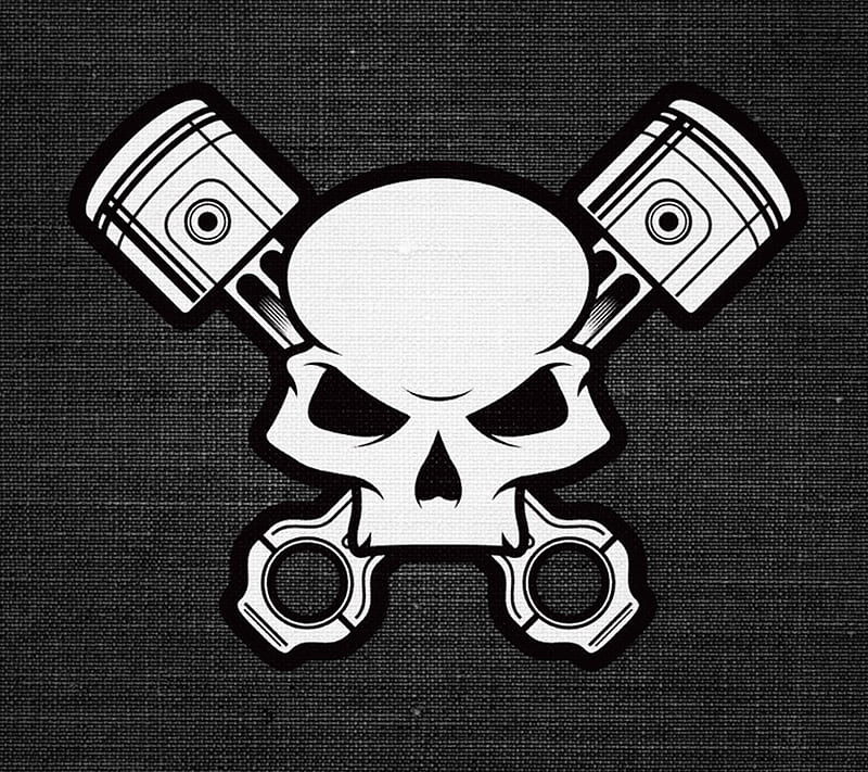 Mechanic Skull And Crossbones / 3D Illustration Of Engine Piston Metal  Skull With Crossed Spanners Lit From Below By Fiery Glow Stock Photo,  Picture and Royalty Free Image. Image 97690825.