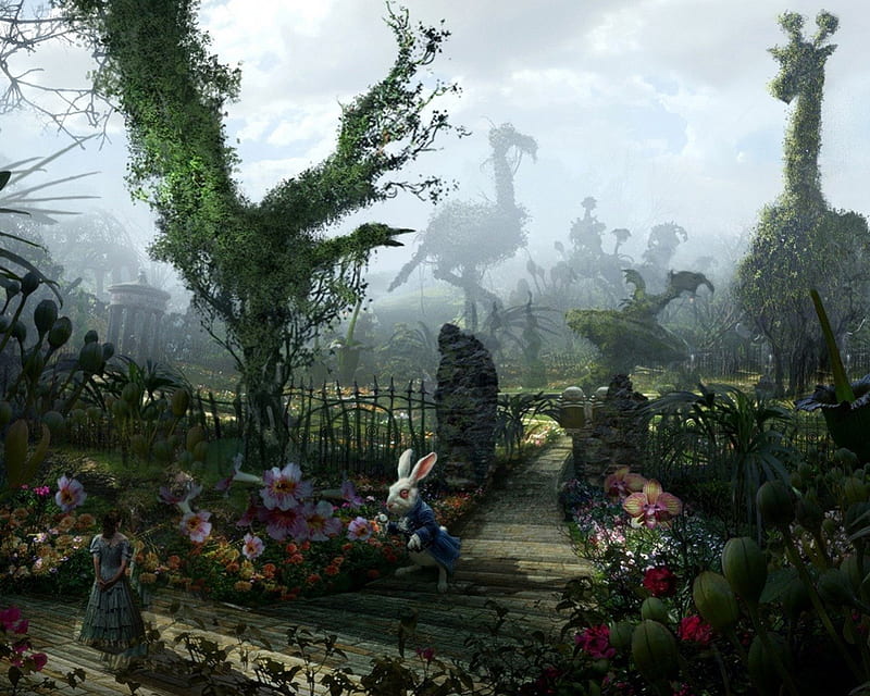 Alice in wonderland 1080P, 2K, 4K, 5K HD wallpapers free download