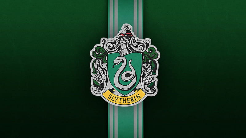 Slytherin Logo Green Background Slytherin, HD wallpaper