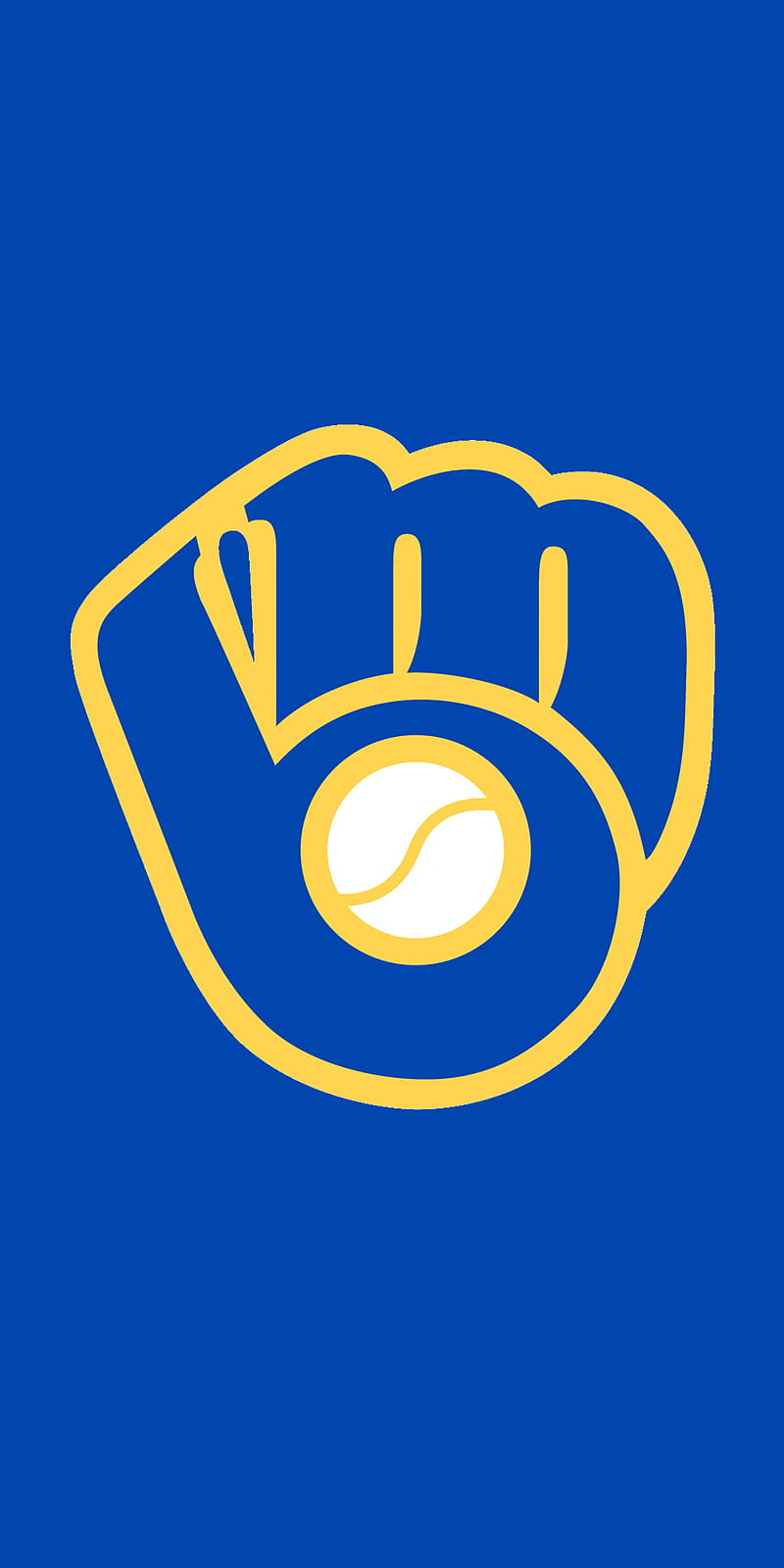 Milwaukee Brewers, mlb, baseball, logo, HD phone wallpaper
