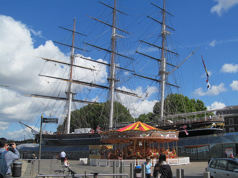 Cutty Sark, Sailing, Boats, Greenwich, Clippers, HD wallpaper