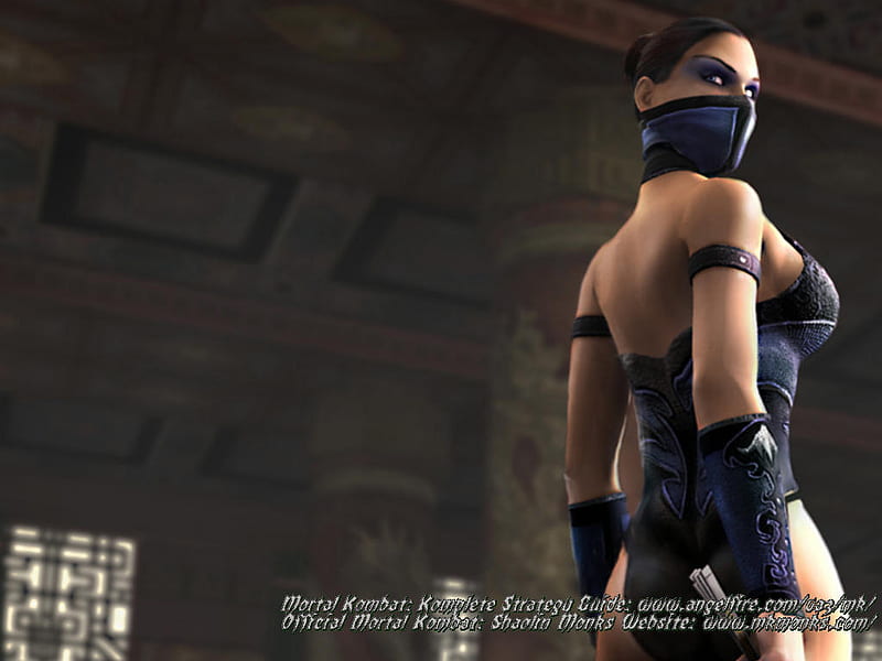 Kitana-Mortal Kombat, videogames, girl, entertainment, kitana, mortal kombat, HD wallpaper