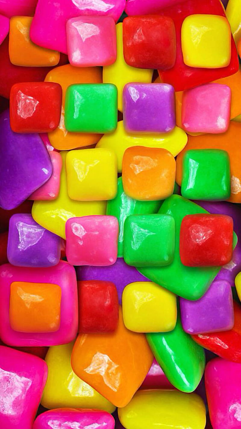 Candy, color, colorful, colors, sugar, sweet, sweets, treat, treats, HD phone wallpaper