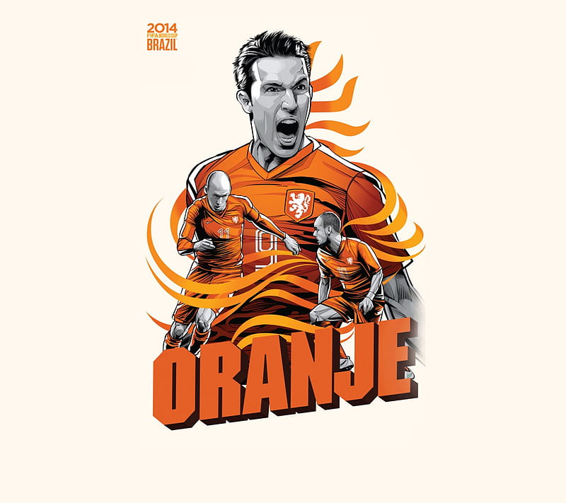 ORANJE, 2014, fifa, nederland, netherlands, world cup, HD wallpaper