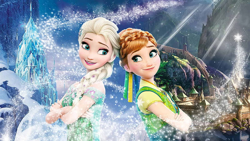 Anna Elsa Frozen Fever, HD wallpaper