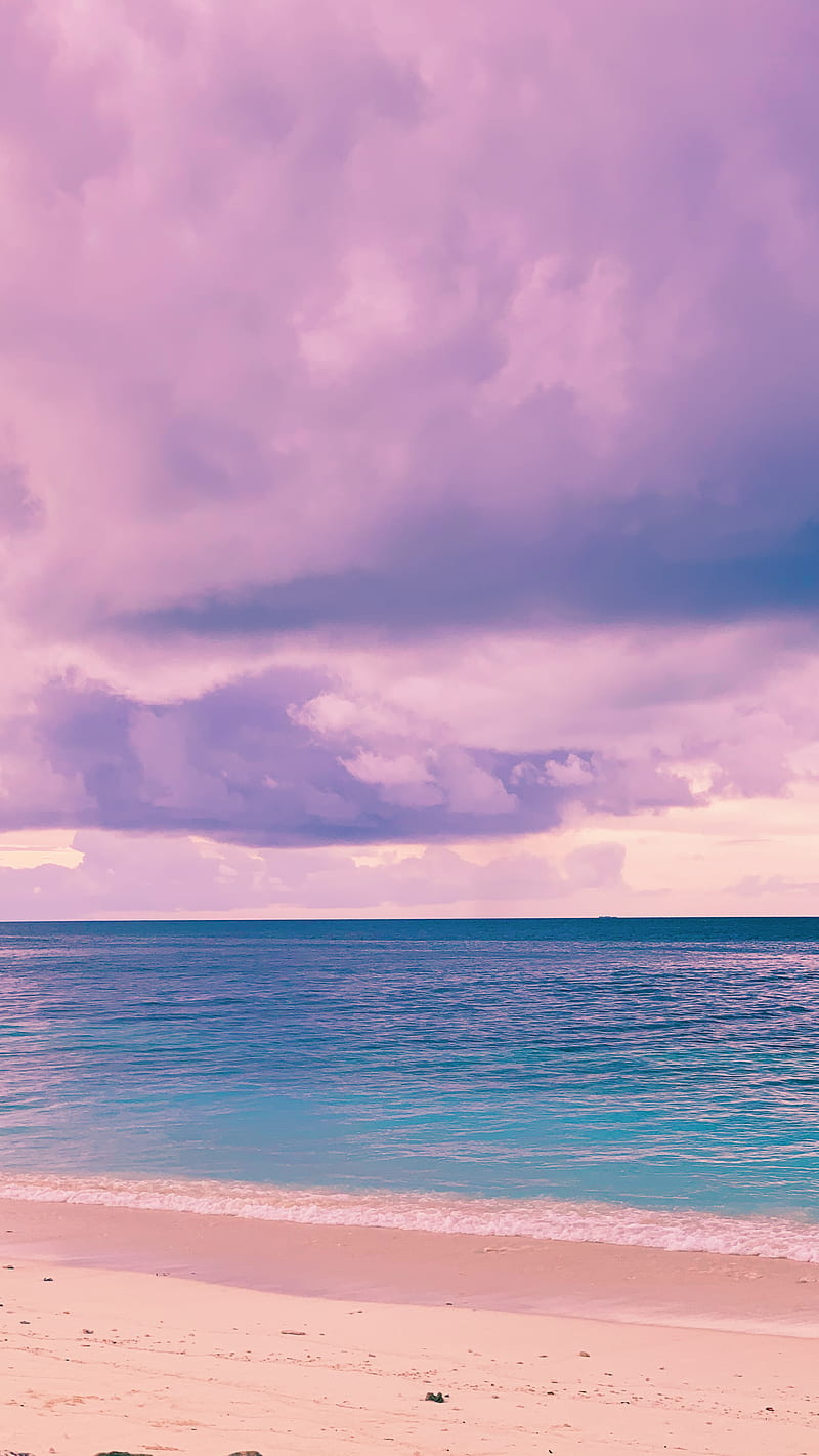 4K free download | Beach Sunset, Ishan, Maldives, blue, clouds, nature ...