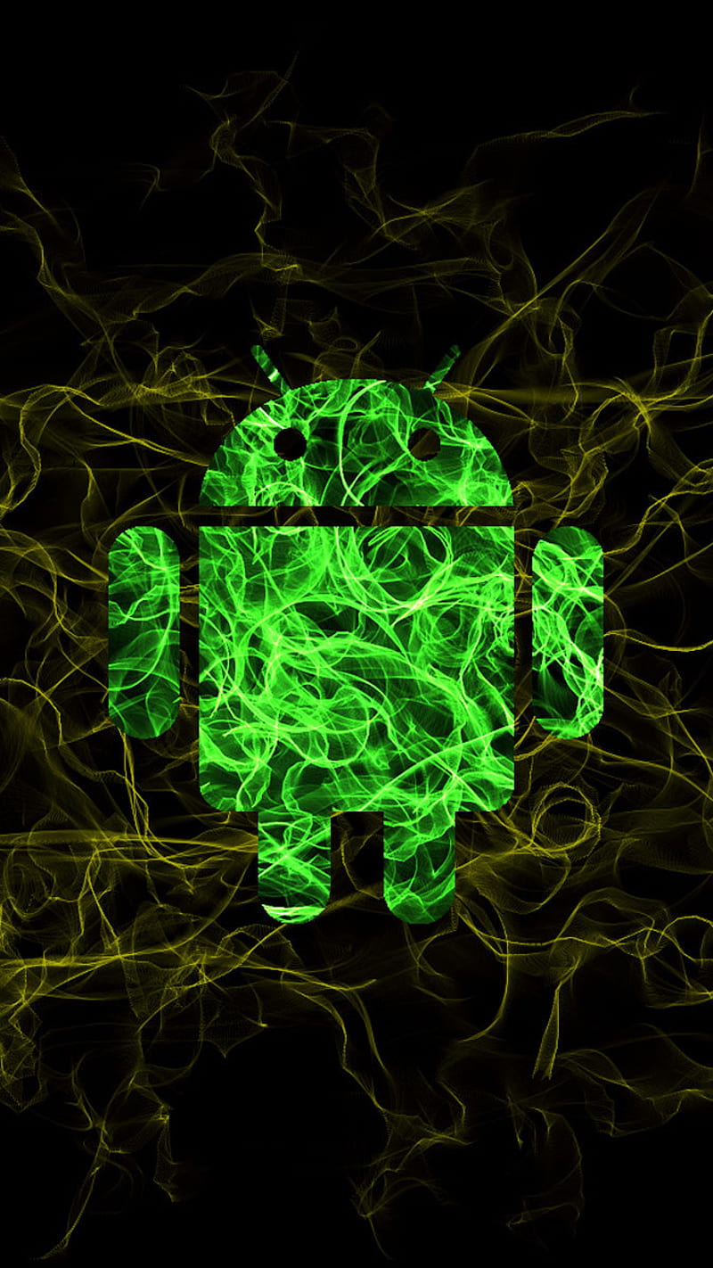 Android Green Logo, HD phone wallpaper
