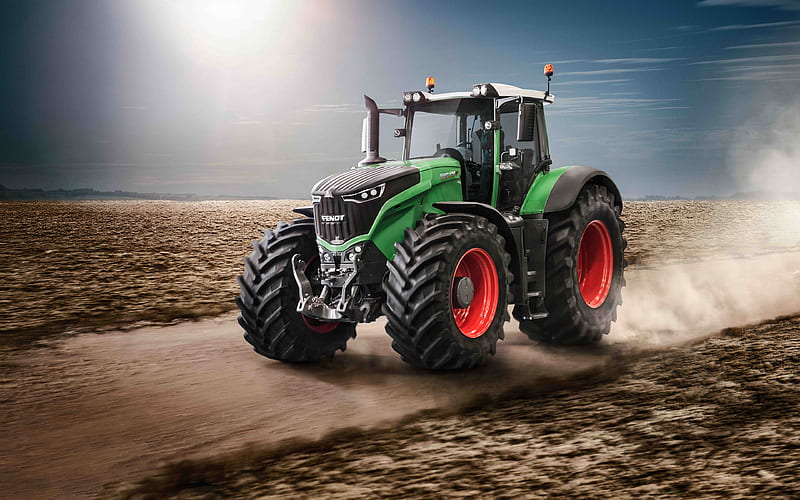 Fendt 1000 Vario planting crop, 2019 tractors, agricultural machinery, R, tractor in the field, agriculture, Fendt, HD wallpaper