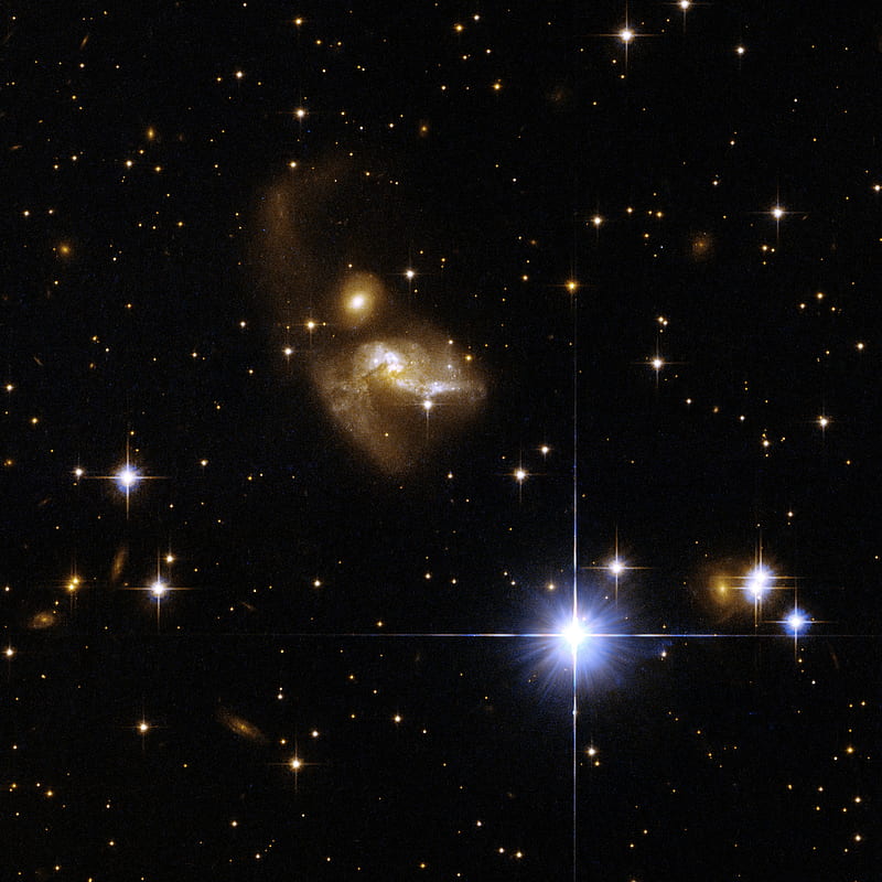 IRAS-211015810 galaxy, hubble, space, galaxy, HD wallpaper