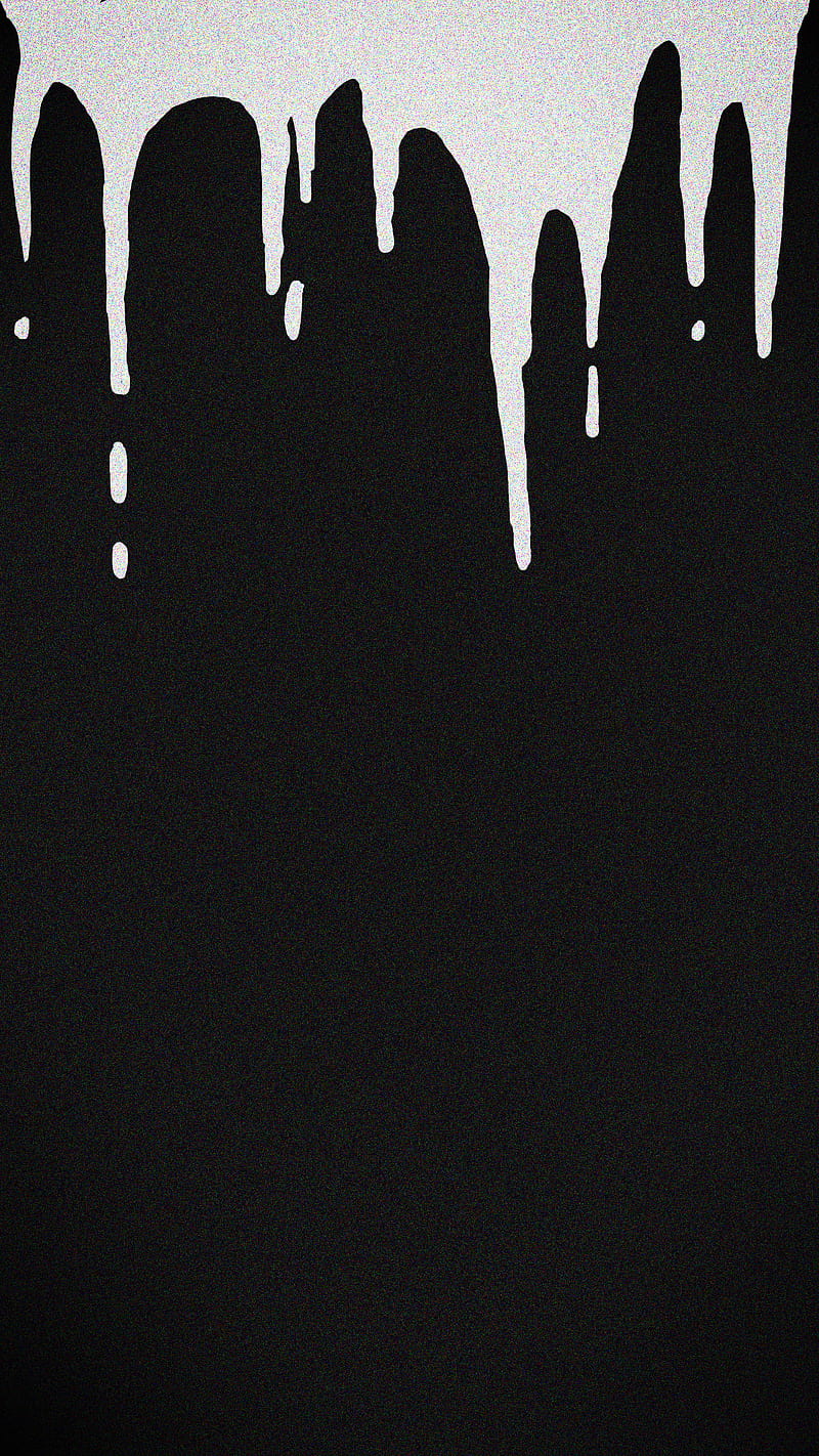 BLACK AND WHITE DROPS, dripping, grainy, halloween, horror, screensaver,  slime, HD phone wallpaper | Peakpx