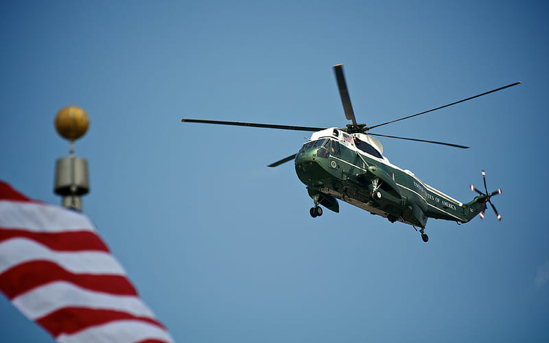 Marine One, aircraft, transport, helicopter, personal, military, HD wallpaper