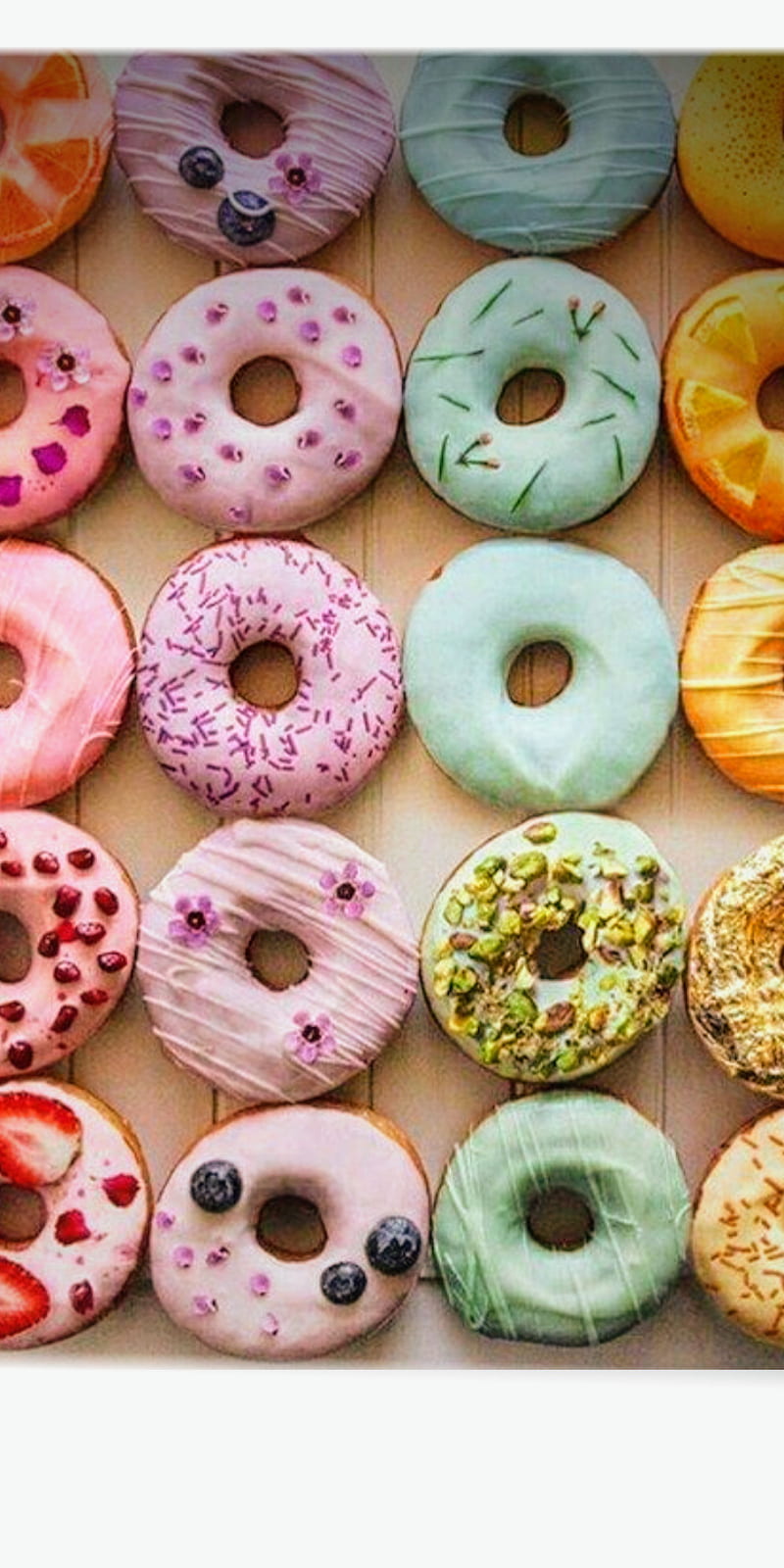 Donuts, colorful, food, yummy, HD phone wallpaper | Peakpx